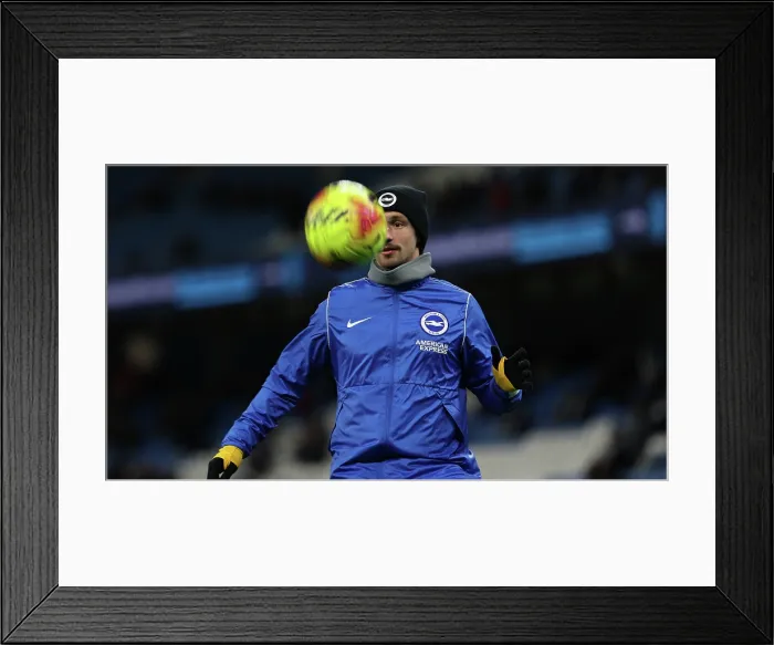 Framed Print : Manchester City v Brighton and Hove Albion Premier League 04JAN26 Framed Print : Manchester City v Brighton and Hove Albion Premier League 04JAN26