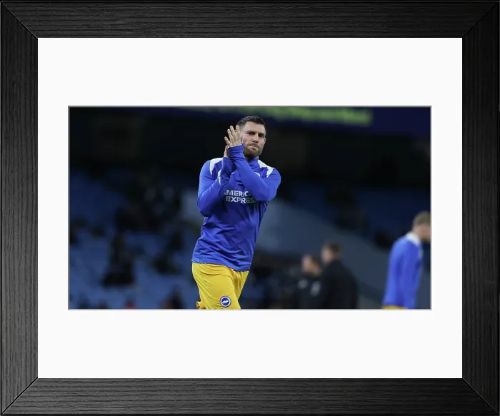 Framed Print : Manchester City v Brighton and Hove Albion Premier League 04JAN26 Framed Print : Manchester City v Brighton and Hove Albion Premier League 04JAN26