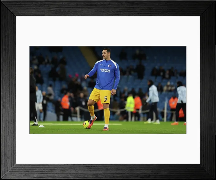 Framed Print : Manchester City v Brighton and Hove Albion Premier League 04JAN26 Framed Print : Manchester City v Brighton and Hove Albion Premier League 04JAN26