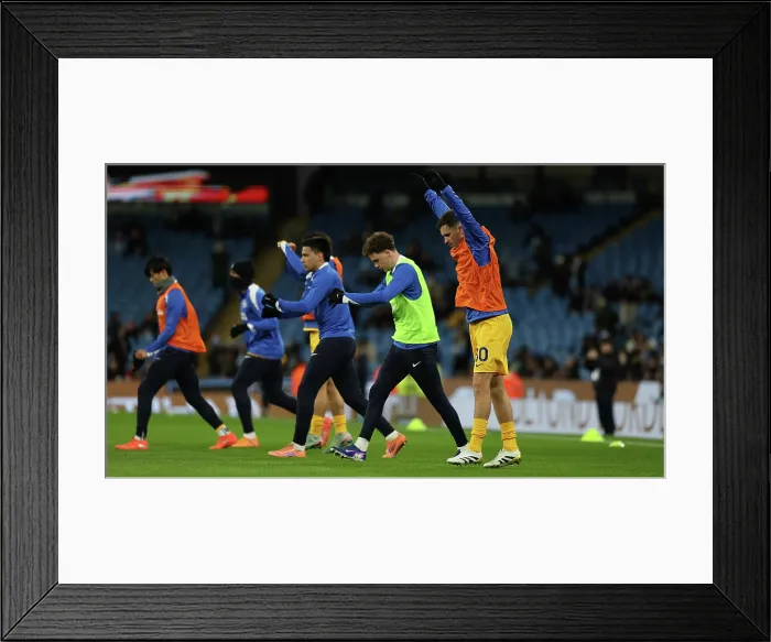 Framed Print : Manchester City v Brighton and Hove Albion Premier League 04JAN26 Framed Print : Manchester City v Brighton and Hove Albion Premier League 04JAN26