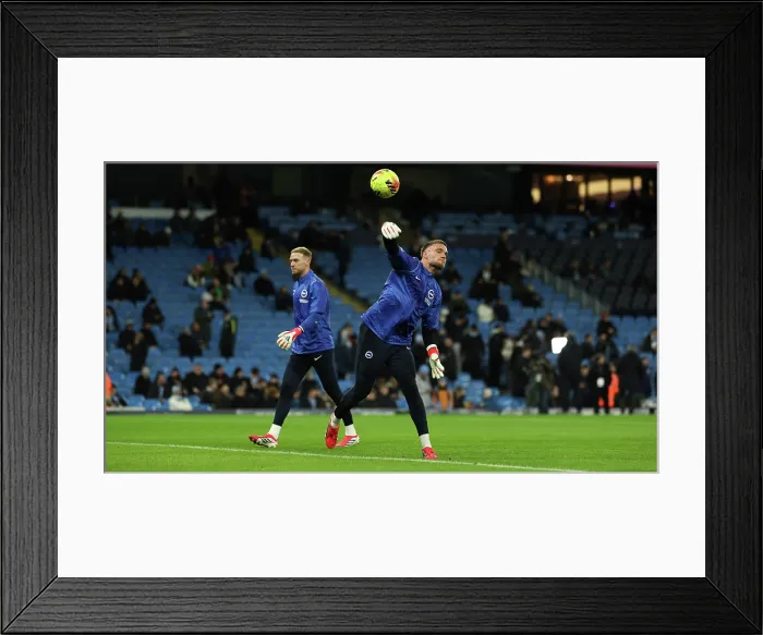 Framed Print : Manchester City v Brighton and Hove Albion Premier League 04JAN26 Framed Print : Manchester City v Brighton and Hove Albion Premier League 04JAN26