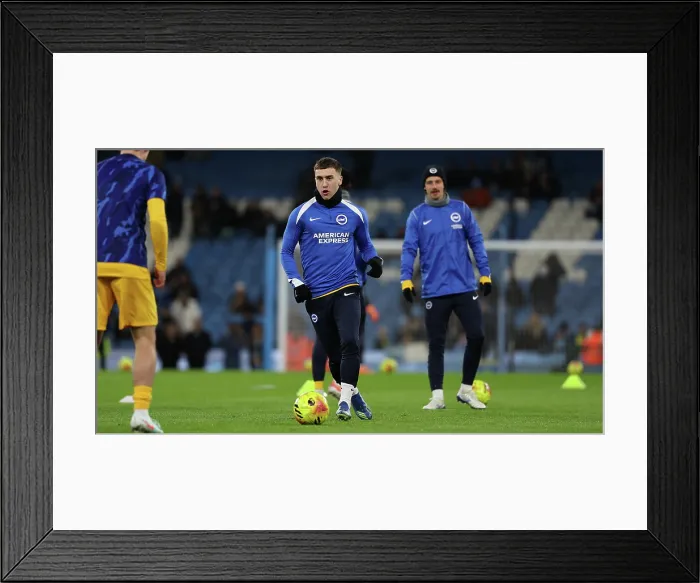 Framed Print : Manchester City v Brighton and Hove Albion Premier League 04JAN26 Framed Print : Manchester City v Brighton and Hove Albion Premier League 04JAN26