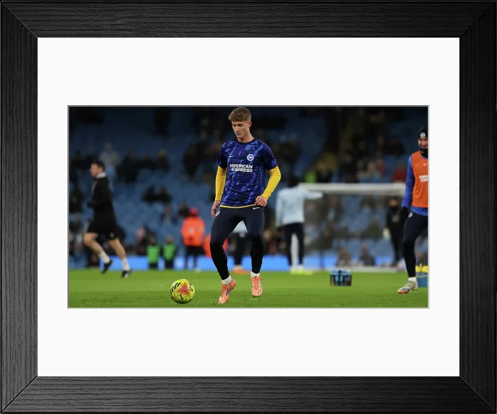 Framed Print : Manchester City v Brighton and Hove Albion Premier League 04JAN26 Framed Print : Manchester City v Brighton and Hove Albion Premier League 04JAN26