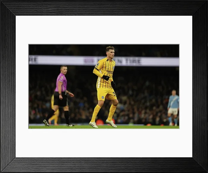 Framed Print : Manchester City v Brighton and Hove Albion Premier League 04JAN26 Framed Print : Manchester City v Brighton and Hove Albion Premier League 04JAN26