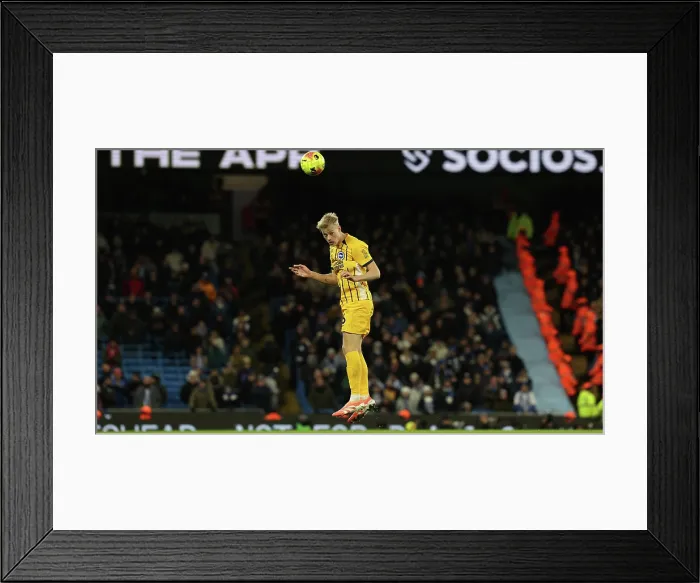 Framed Print : Manchester City v Brighton and Hove Albion Premier League 04JAN26 Framed Print : Manchester City v Brighton and Hove Albion Premier League 04JAN26