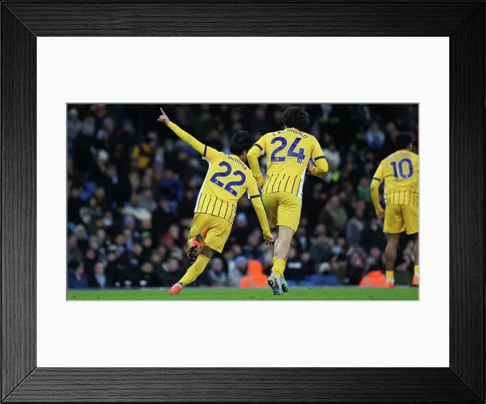 Framed Print : Manchester City v Brighton and Hove Albion Premier League 04JAN26 Framed Print : Manchester City v Brighton and Hove Albion Premier League 04JAN26