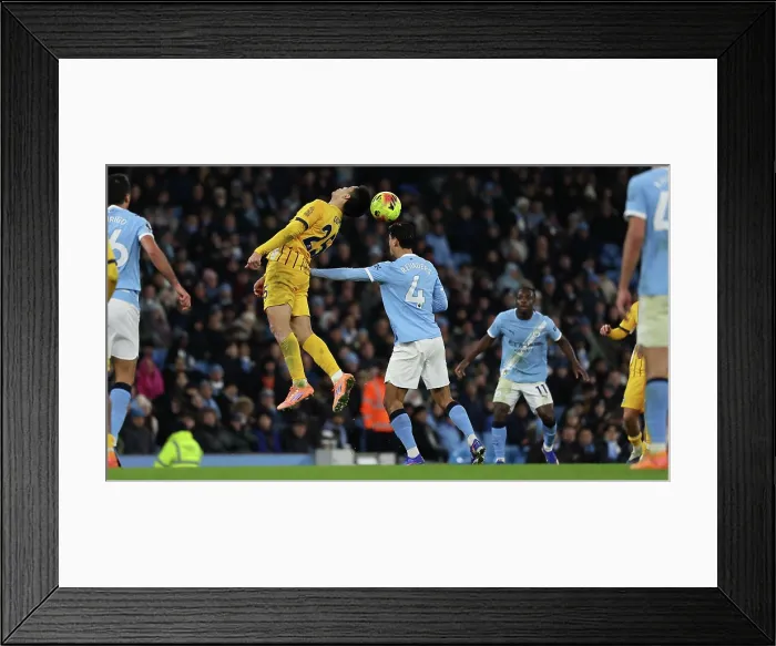 Framed Print : Manchester City v Brighton and Hove Albion Premier League 04JAN26 Framed Print : Manchester City v Brighton and Hove Albion Premier League 04JAN26