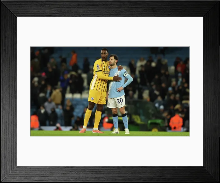 Framed Print : Manchester City v Brighton and Hove Albion Premier League 04JAN26 Framed Print : Manchester City v Brighton and Hove Albion Premier League 04JAN26