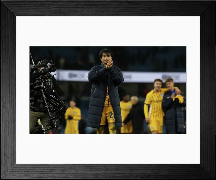 Framed Print : Manchester City v Brighton and Hove Albion Premier League 04JAN26 Framed Print : Manchester City v Brighton and Hove Albion Premier League 04JAN26