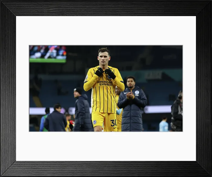 Framed Print : Manchester City v Brighton and Hove Albion Premier League 04JAN26 Framed Print : Manchester City v Brighton and Hove Albion Premier League 04JAN26