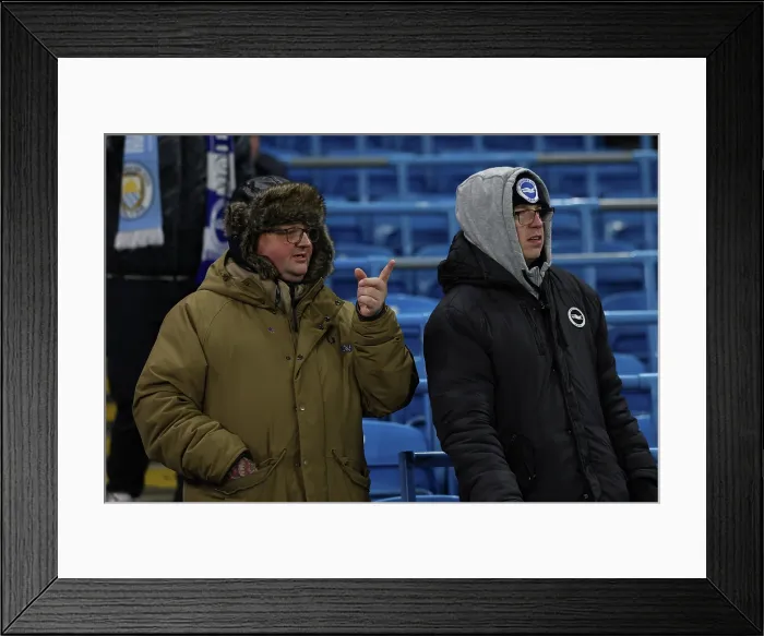 Framed Print : Manchester City v Brighton and Hove Albion Premier League 04JAN26 Framed Print : Manchester City v Brighton and Hove Albion Premier League 04JAN26