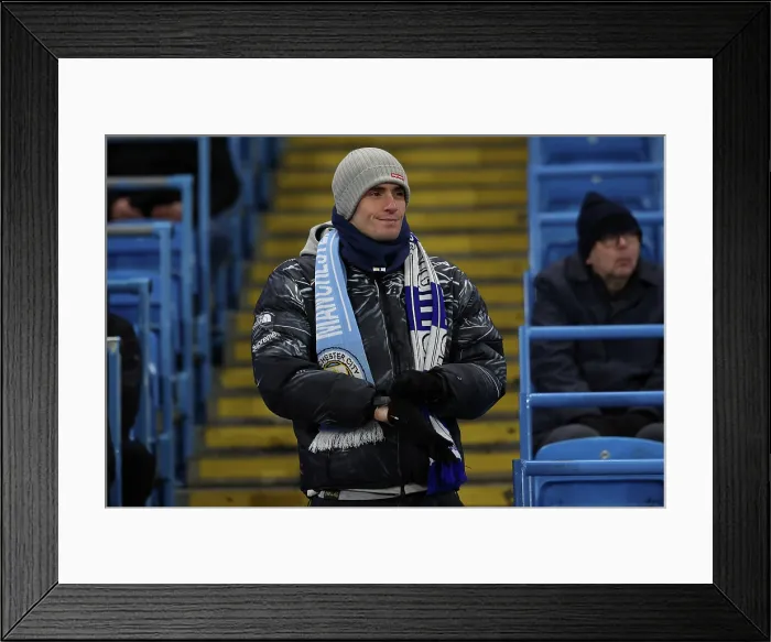 Framed Print : Manchester City v Brighton and Hove Albion Premier League 04JAN26 Framed Print : Manchester City v Brighton and Hove Albion Premier League 04JAN26