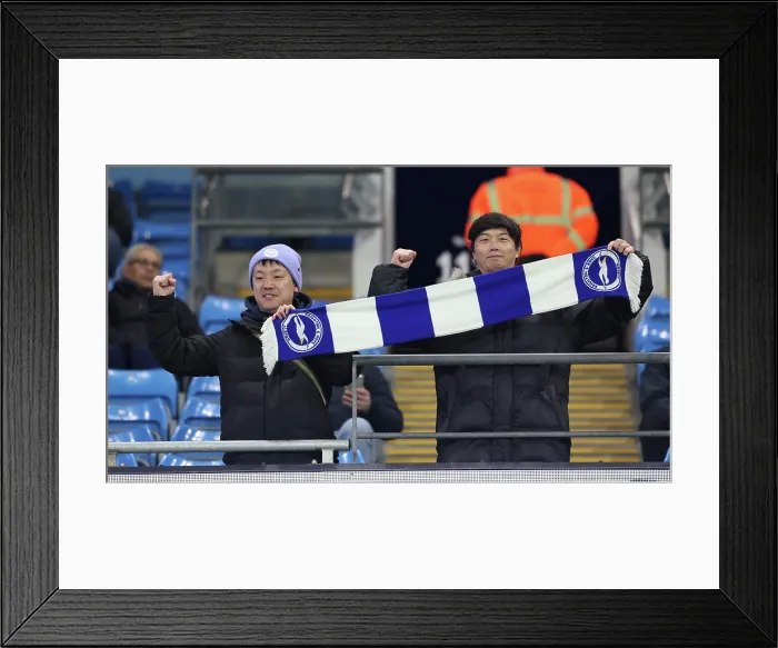 Framed Print : Manchester City v Brighton and Hove Albion Premier League 04JAN26 Framed Print : Manchester City v Brighton and Hove Albion Premier League 04JAN26