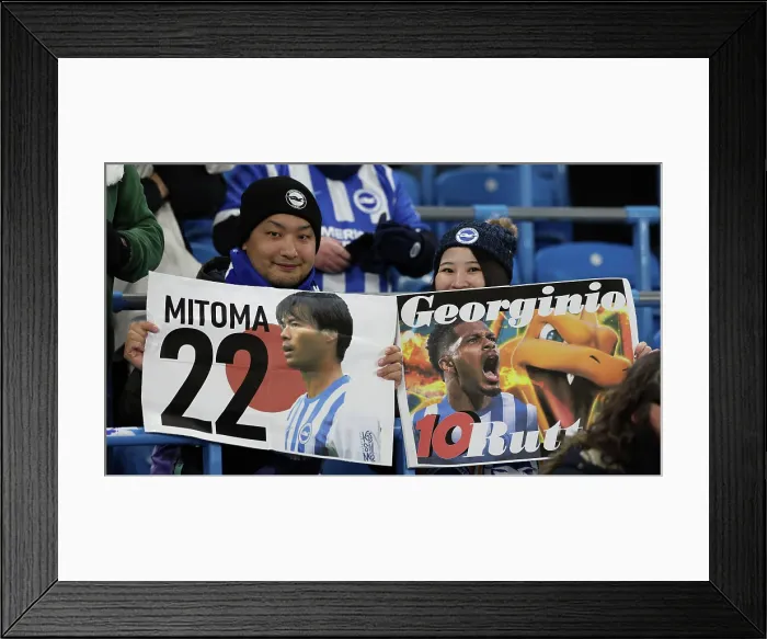 Framed Print : Manchester City v Brighton and Hove Albion Premier League 04JAN26 Framed Print : Manchester City v Brighton and Hove Albion Premier League 04JAN26
