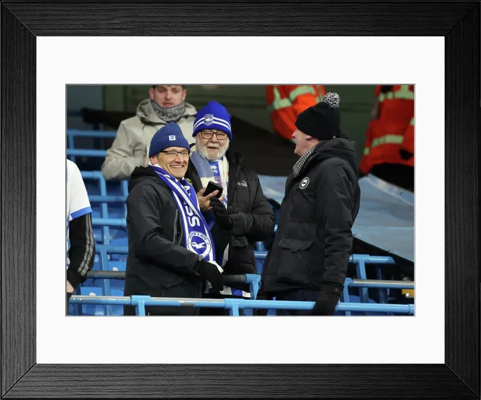 Framed Print : Manchester City v Brighton and Hove Albion Premier League 04JAN26 Framed Print : Manchester City v Brighton and Hove Albion Premier League 04JAN26