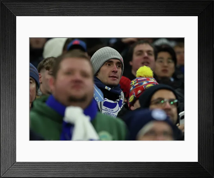 Framed Print : Manchester City v Brighton and Hove Albion Premier League 04JAN26 Framed Print : Manchester City v Brighton and Hove Albion Premier League 04JAN26