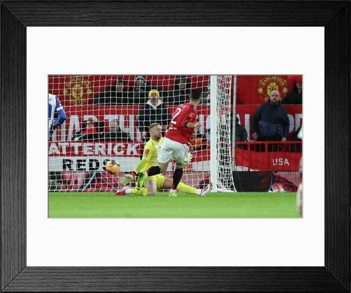 Framed Print : Manchester United v Brighton and Hove Albion FA Cup 3rd Round 11JAN26 Framed Print : Manchester United v Brighton and Hove Albion FA Cup 3rd Round 11JAN26