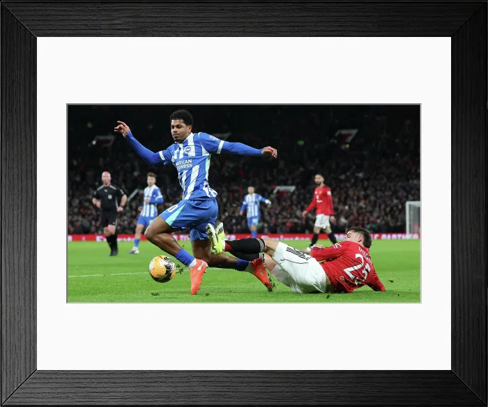 Framed Print : Manchester United v Brighton and Hove Albion FA Cup 3rd Round 11JAN26 Framed Print : Manchester United v Brighton and Hove Albion FA Cup 3rd Round 11JAN26