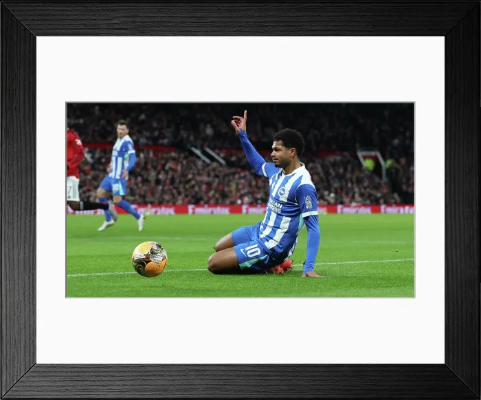 Framed Print : Manchester United v Brighton and Hove Albion FA Cup 3rd Round 11JAN26 Framed Print : Manchester United v Brighton and Hove Albion FA Cup 3rd Round 11JAN26