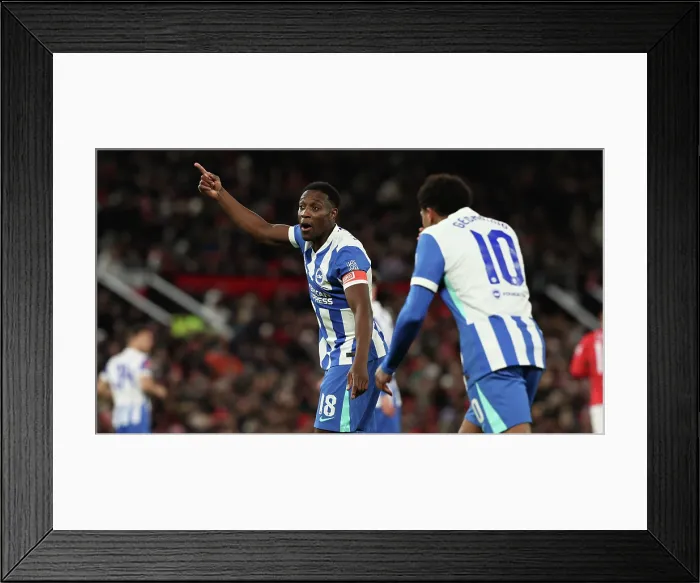 Framed Print : Manchester United v Brighton and Hove Albion FA Cup 3rd Round 11JAN26 Framed Print : Manchester United v Brighton and Hove Albion FA Cup 3rd Round 11JAN26