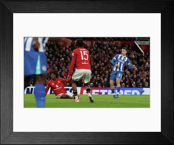 Framed Print : Manchester United v Brighton and Hove Albion FA Cup 3rd Round 11JAN26 Framed Print : Manchester United v Brighton and Hove Albion FA Cup 3rd Round 11JAN26