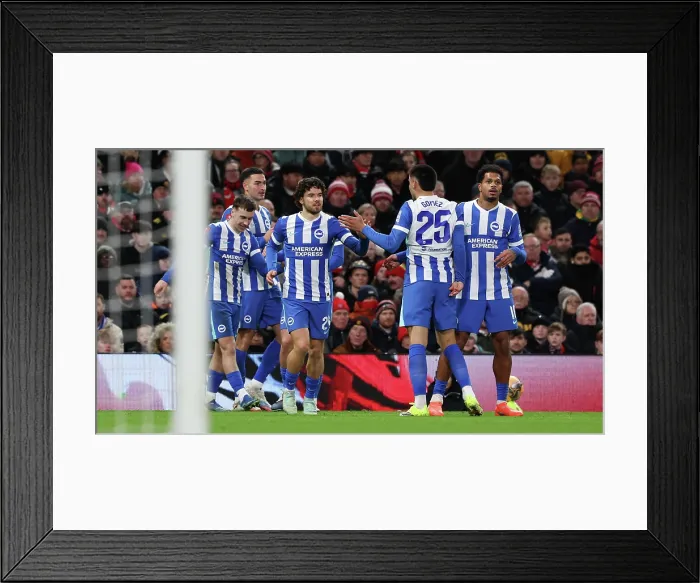 Framed Print : Manchester United v Brighton and Hove Albion FA Cup 3rd Round 11JAN26 Framed Print : Manchester United v Brighton and Hove Albion FA Cup 3rd Round 11JAN26