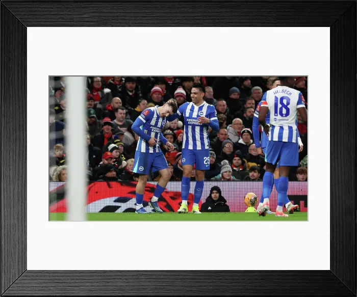 Framed Print : Manchester United v Brighton and Hove Albion FA Cup 3rd Round 11JAN26 Framed Print : Manchester United v Brighton and Hove Albion FA Cup 3rd Round 11JAN26