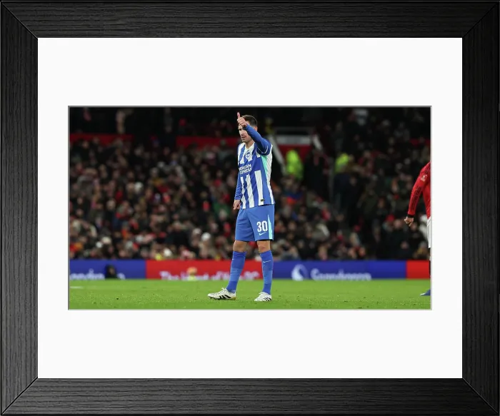 Framed Print : Manchester United v Brighton and Hove Albion FA Cup 3rd Round 11JAN26 Framed Print : Manchester United v Brighton and Hove Albion FA Cup 3rd Round 11JAN26