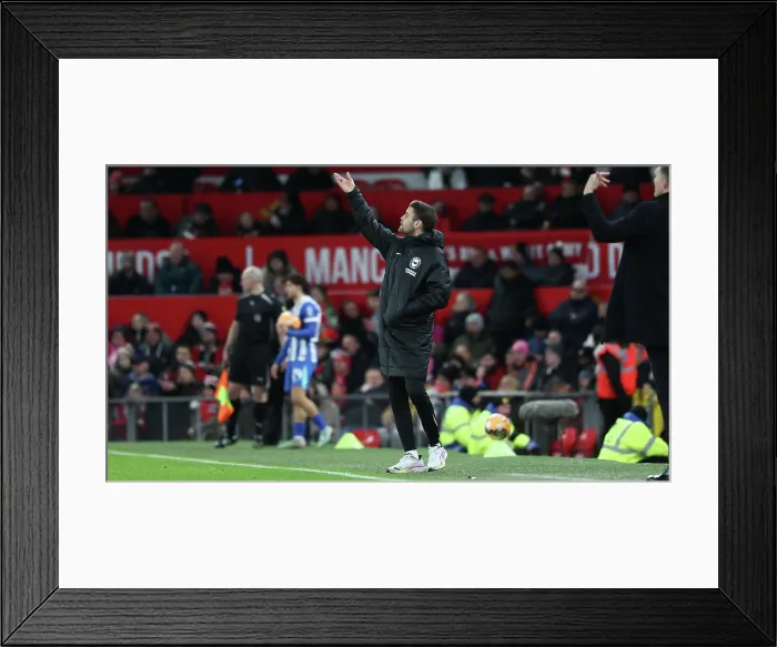 Framed Print : Manchester United v Brighton and Hove Albion FA Cup 3rd Round 11JAN26 Framed Print : Manchester United v Brighton and Hove Albion FA Cup 3rd Round 11JAN26