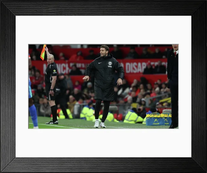 Framed Print : Manchester United v Brighton and Hove Albion FA Cup 3rd Round 11JAN26 Framed Print : Manchester United v Brighton and Hove Albion FA Cup 3rd Round 11JAN26