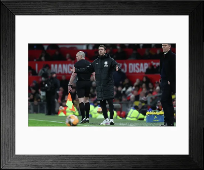 Framed Print : Manchester United v Brighton and Hove Albion FA Cup 3rd Round 11JAN26 Framed Print : Manchester United v Brighton and Hove Albion FA Cup 3rd Round 11JAN26