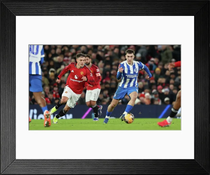 Framed Print : Manchester United v Brighton and Hove Albion FA Cup 3rd Round 11JAN26 Framed Print : Manchester United v Brighton and Hove Albion FA Cup 3rd Round 11JAN26
