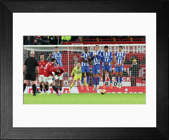 Framed Print : Manchester United v Brighton and Hove Albion FA Cup 3rd Round 11JAN26 Framed Print : Manchester United v Brighton and Hove Albion FA Cup 3rd Round 11JAN26
