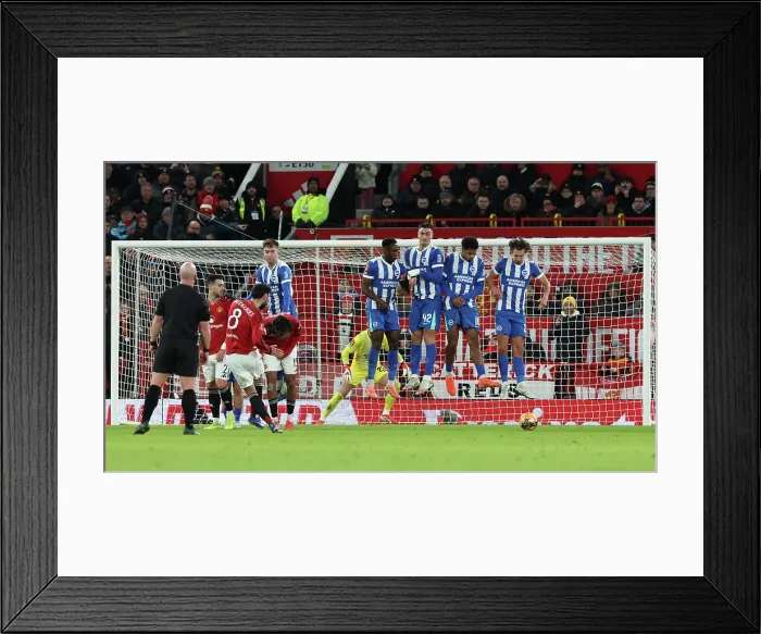 Framed Print : Manchester United v Brighton and Hove Albion FA Cup 3rd Round 11JAN26 Framed Print : Manchester United v Brighton and Hove Albion FA Cup 3rd Round 11JAN26