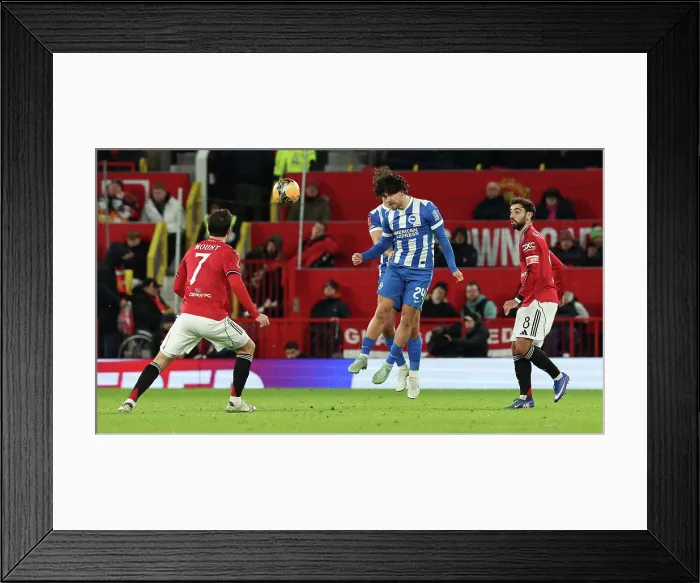 Framed Print : Manchester United v Brighton and Hove Albion FA Cup 3rd Round 11JAN26