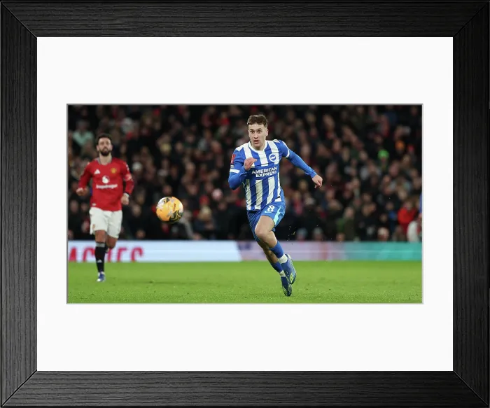 Framed Print : Manchester United v Brighton and Hove Albion FA Cup 3rd Round 11JAN26