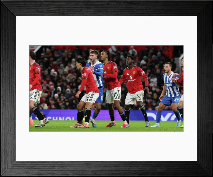 Framed Print : Manchester United v Brighton and Hove Albion FA Cup 3rd Round 11JAN26 Framed Print : Manchester United v Brighton and Hove Albion FA Cup 3rd Round 11JAN26