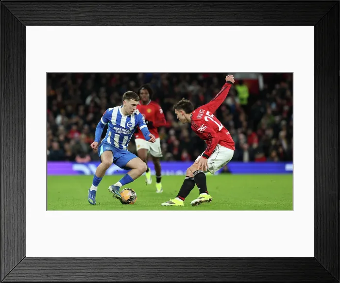 Framed Print : Manchester United v Brighton and Hove Albion FA Cup 3rd Round 11JAN26 Framed Print : Manchester United v Brighton and Hove Albion FA Cup 3rd Round 11JAN26