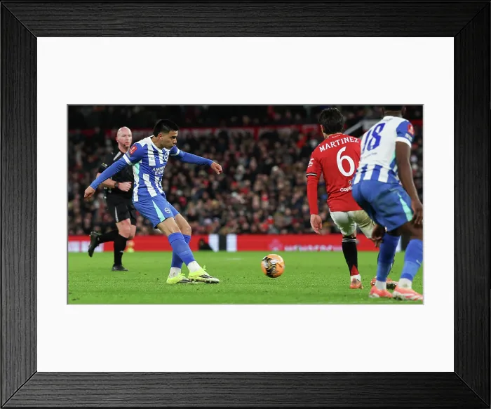 Framed Print : Manchester United v Brighton and Hove Albion FA Cup 3rd Round 11JAN26 Framed Print : Manchester United v Brighton and Hove Albion FA Cup 3rd Round 11JAN26
