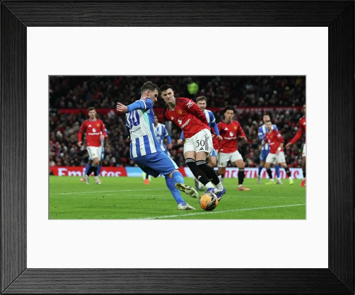 Framed Print : Manchester United v Brighton and Hove Albion FA Cup 3rd Round 11JAN26 Framed Print : Manchester United v Brighton and Hove Albion FA Cup 3rd Round 11JAN26