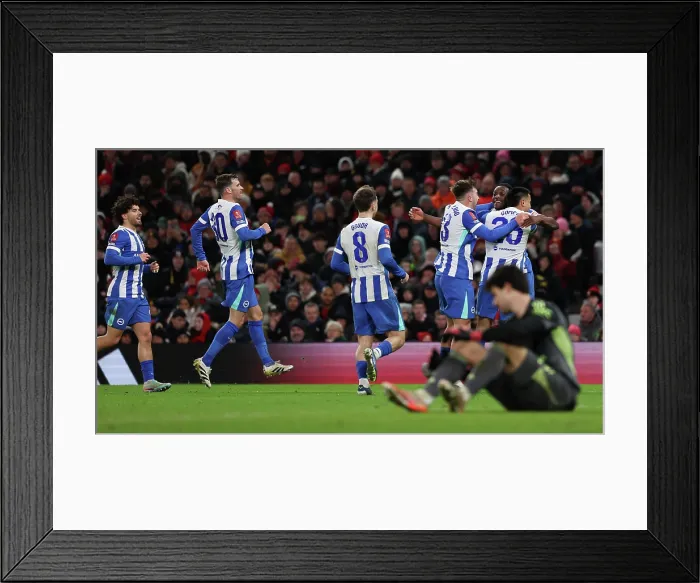 Framed Print : Manchester United v Brighton and Hove Albion FA Cup 3rd Round 11JAN26 Framed Print : Manchester United v Brighton and Hove Albion FA Cup 3rd Round 11JAN26