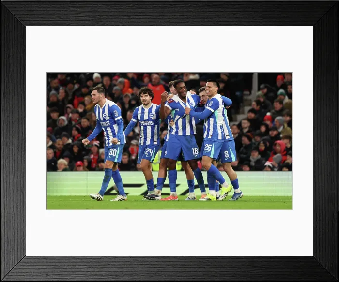 Framed Print : Manchester United v Brighton and Hove Albion FA Cup 3rd Round 11JAN26 Framed Print : Manchester United v Brighton and Hove Albion FA Cup 3rd Round 11JAN26