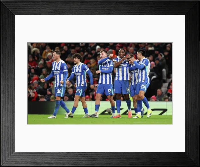 Framed Print : Manchester United v Brighton and Hove Albion FA Cup 3rd Round 11JAN26 Framed Print : Manchester United v Brighton and Hove Albion FA Cup 3rd Round 11JAN26