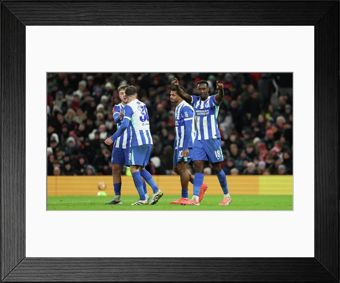 Framed Print : Manchester United v Brighton and Hove Albion FA Cup 3rd Round 11JAN26 Framed Print : Manchester United v Brighton and Hove Albion FA Cup 3rd Round 11JAN26