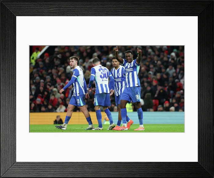 Framed Print : Manchester United v Brighton and Hove Albion FA Cup 3rd Round 11JAN26 Framed Print : Manchester United v Brighton and Hove Albion FA Cup 3rd Round 11JAN26