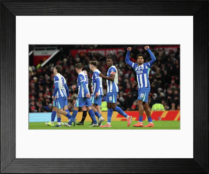 Framed Print : Manchester United v Brighton and Hove Albion FA Cup 3rd Round 11JAN26 Framed Print : Manchester United v Brighton and Hove Albion FA Cup 3rd Round 11JAN26