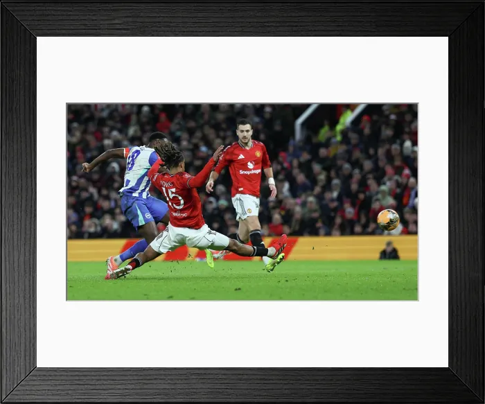 Framed Print : Manchester United v Brighton and Hove Albion FA Cup 3rd Round 11JAN26 Framed Print : Manchester United v Brighton and Hove Albion FA Cup 3rd Round 11JAN26