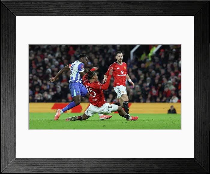 Framed Print : Manchester United v Brighton and Hove Albion FA Cup 3rd Round 11JAN26 Framed Print : Manchester United v Brighton and Hove Albion FA Cup 3rd Round 11JAN26