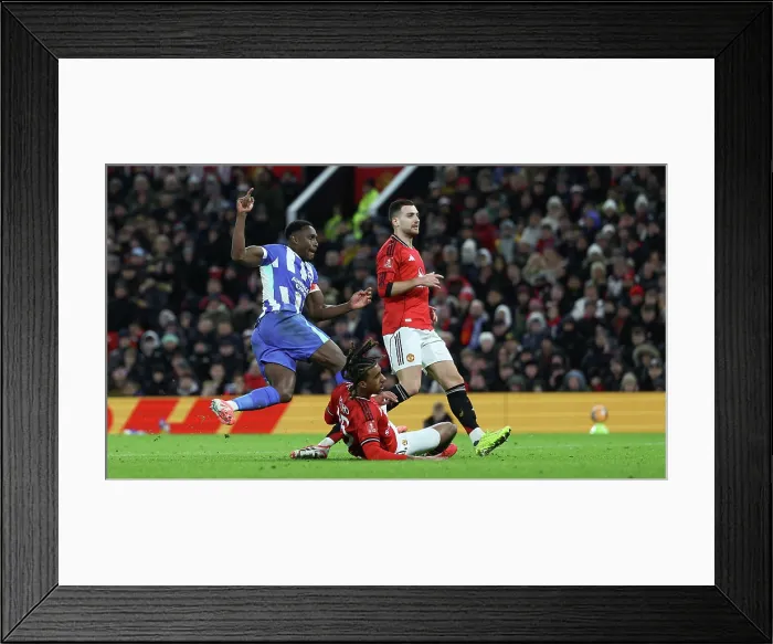 Framed Print : Manchester United v Brighton and Hove Albion FA Cup 3rd Round 11JAN26 Framed Print : Manchester United v Brighton and Hove Albion FA Cup 3rd Round 11JAN26