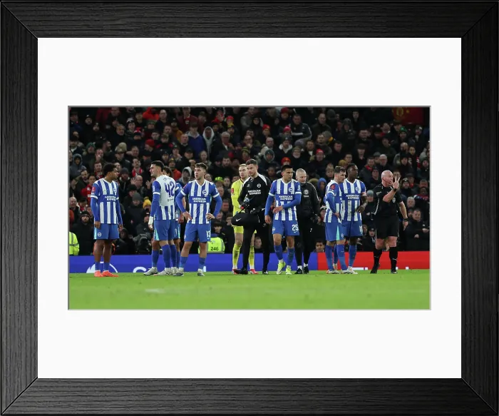 Framed Print : Manchester United v Brighton and Hove Albion FA Cup 3rd Round 11JAN26 Framed Print : Manchester United v Brighton and Hove Albion FA Cup 3rd Round 11JAN26